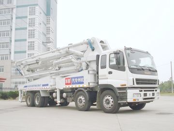 47m 8x4 ISUZU Concrete Pump Trucks , Truck Mounted Concrete Pump