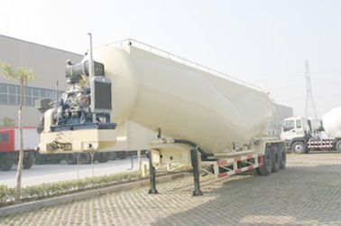39cbm Dry Bulk Tank Trailer For Talcum Powder , Cement Coal Delivery